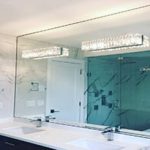 Custom mirror installation in Coquitlam