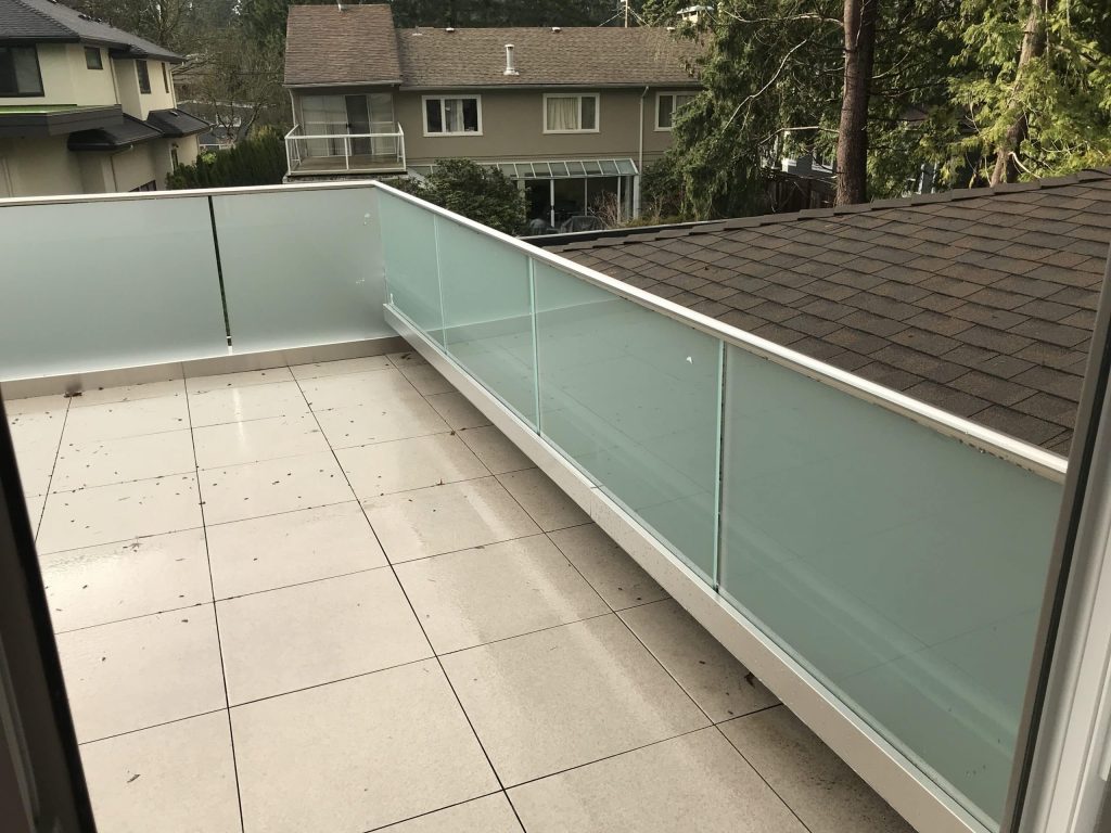 Custom Glass Balcony Railing In Maple Ridge | Coquitlam
