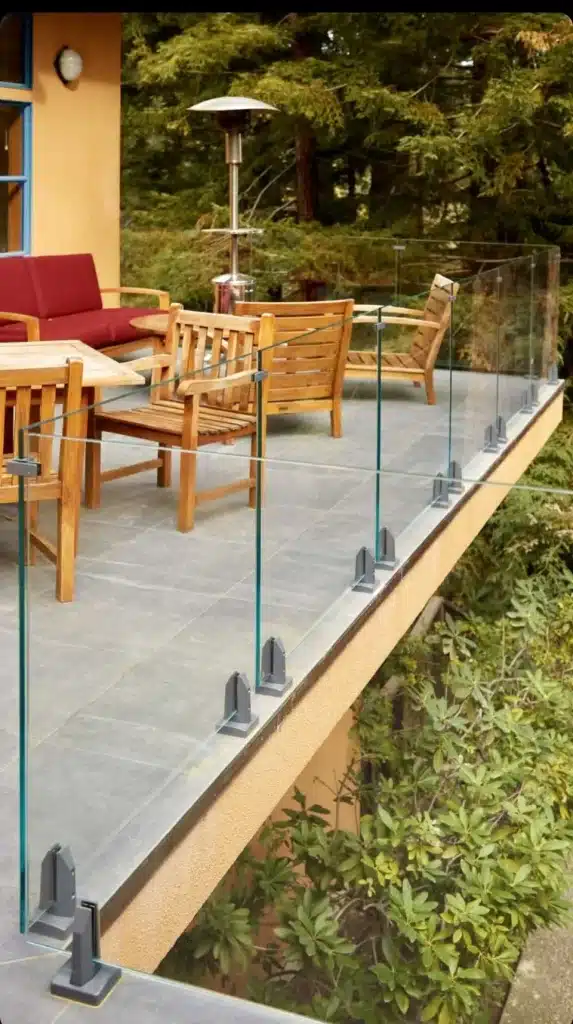 Deck Glass Railings in New Westminster