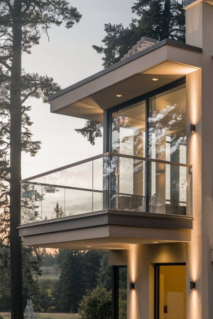 Exterior Glass Railings in Coquitlam