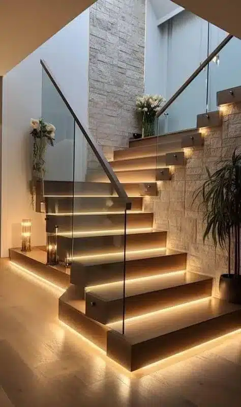 interior Glass railings port coquitlam