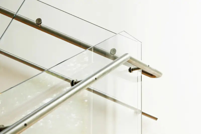 Staircase Glass Railings in Maple Ridge