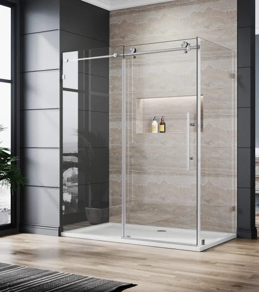 60-w-x-36-d-x-72-h-frameless-sliding-shower-enclosure-with-38-clear-tempered-glass-brushed-nickel